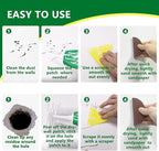 Wall Patch Repair Kit, 500g Wall Mending Agent Drywall Repair Putty & 8 Inch Mesh Drywall Repair Kit, with Scraper and Sandpapers.