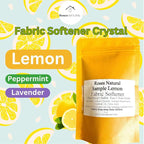 Fabric Softener Crystals, Freshens and Softens Fabrics, 3 Pleasant Scent (Lemon, 4 oz Sample)
