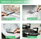 Crevice Cleaning Brush,Hard Bristle Grout Scrub Brushes Tool,Straw Cleaner Brush,Multifunctional Gap Cleaning Supplies Home Essentials for Household Use,Kitchen,Window,Bathroom,Corners(12PCS)