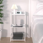 3 Tier Bamboo Bathroom Shelves, Ladder Shelf for Storage, Rustic Home Organizer, Space-Saving Design, Stylish Display Nightstand, Stylish Storage Solution for Home, Living Room, Kitchen