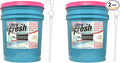 Ultra Fresh Platinum 5 Gallon Spring Fresh Scented Fabric Softener Liquid with Pump for Easy Dispensing for Up to 640 Laundry Loads (2 Pack)