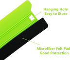 2Pcs Plastic Felt Squeegee, 8.3inch Long Wallpaper Smoother, for Clean & Smoothing, Vinyl Wrap Squeegee, Window Tint Squeegee, Vinyl Scraper, Decal Applicator, Scratch-Free