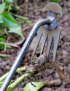 TOYPOPOR New Weeding Artifact Uprooting Weeding Tool, 16" Weed Puller, 4 Teeth Manganese Steel Forged Hand Pulling Weeder for Garden Yard Farm Weed Removal