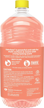 Fabuloso Multi-Purpose Cleaner, 2X Concentrated Formula, Floor Cleaner, Peach Scent, 56 fl oz
