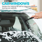 10-Inch All-Purpose Shower Squeegee for Shower Doors, Tile Shower Walls, Bathroom, Window, Glass and Car Windshield, Mirrors and Kitchen-Stainless Steel, Black