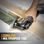Cordless Oscillating Tool Compatible with Dewalt 20v Battery, 21000 OPM Max Brushless-Motor Tool with Auxiliary Handle, Oscillating Multi-Tool for Scraping, Sanding,Cutting Wood(Not Battery)