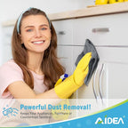 AIDEA Microfiber Cleaning Cloth-50PK, Soft Microfiber Towels for Cars, Absorbent Cleaning Rags, Lint-Free Streak-Free Wash Cloths for House, Kitchen, Window(12in.x12in), Grey