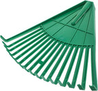 Yardwe Plastic Rake Head Garden Leaf Rake Head Replacement Lawn Shrub for Yard Sweep Picking Up Leaves (Without Handle)