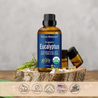 Organic Eucalyptus Essential Oil 30 ml - Pure, Natural Oil for Aromatherapy, Diffusers, DIY, Candle and Soap Making Scent - Nexon Botanics