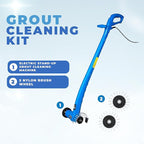 Electric Stand-Up Grout Cleaning Machine – Compact Lightweight Floor Scrubber for Tile, Bathroom & Kitchen Grout Lines | Easy-to-Use Deep Cleaner for Ceramic & Porcelain Tile Floors (Small)