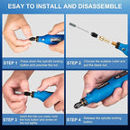 Cordless Rotary Tool, 5-Speed Mini Rotary Tool Kit with 75 Accessories, Multi-Purpose 3.7V Type-C Charging Rotary Tool for Engraving, Sanding, Polishing, Drilling, Grinding, Small DIY Crafts