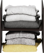 Furinno Cubicle H-Shelf Cube Organizer Insert (Does not fit IKEA Kallax Shelving), Black Dark Oak