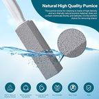 Emycool Pumice Stone Toilet Bowl Cleaner, 14 Pack Toilet Pumice Stone with Handle for Toilet Cleaning, Bathtubs, Sinks, Swimming Pools, Grills