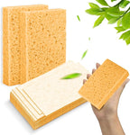 6 - Pack Non-Scratch Scrub Sponges - Sponges for Dishes and Washing Dishes, Cleaning Sponges for Kitchen Home Office, Magical 3D DIY Art and Craft Suppliers（Yellow）