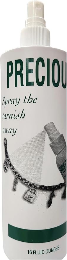 Biopharm Precious Jewelry Cleaner — 16 fl oz — Removes Tarnish & Cleans Precious Metals and Gemstones