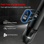 Handheld Car Vacuum Portable Cordless, 2 in 1 Handheld Vacuum Cleaner 18000PA High Power Air Blower,2 Speed Mini Hand Held Vacuum Rechargeable for Home, Car, Office, Pet Hair