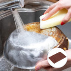 METALLIXITY Scouring Pad (15 x 10cm/ 6"x4") 20pcs, Non-Scratch Scouring Sponge Scour Pads - for Cleaning Dishes Pots, and Pans, Brown