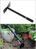 Hoe and Cultivator, Hoe Garden Tool, Hand Hoe Cultivator Garden Tool, Thickened Manganese Steel, Garden Hoe for Weeding, Planting, Loosening Soil, Digging