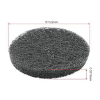 BokWin 8 Pcs 5 Inch Round Scouring Pads Drill Scrubber Pads Hook and Loop Scuff Pads for Clean Polishing(Grey)