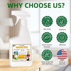 Bed Bug Spray 24 Oz, Carpet Beetle Killer, Indoor & Outdoor Bug Control for Mite, Ant, Spider and Flea, Plant Extract Based Non Toxic Bed Bug Killer, Child & Pet Safe