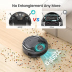 Lefant M210P Robot Vacuum Cleaner,Super Thin,Powerful Suction,Quiet,Self-Charging Robotic Vacuum Cleaner,Cleans Hard Floors to Medium-Pile Carpets,120 Mins Runtime,APP/Voice/WiFi/Alexa Control,Grey