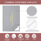 PINGMIC 6 Jewelry Cleaning Cloth, Professional Silver Polishing Cloth for Jewelry Sterling Silver Gold Platinum Copper Diamond, Multi-Layer polishing Cloths (11'' x 14'' * 2 Pcs, 4'' x 8'' *4 Pcs)