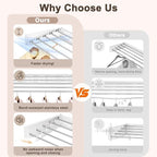 Wall Mounted Clothes Drying Rack Folding Indoor, Foldable Laundry Drying Rack Collapsible,Invisible, Space Saving, Retractable Towel Drying Rack, with Wall Template(5 Drying Rods, White 32")