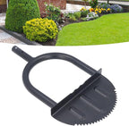 Saw Tooth Edger Half Moon Lawn Edger Sidewalk Grass Long Handled Step Edger for Garden Sidewalk Flower Beds