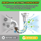 50 Count Garbage Disposal Cleaner and Deodorizer – Sink Odor Eliminator, New Powerful XL Sink Drain Freshener Pods | Dissolves Grease, Eliminates Odors, Lemon Zest Scent