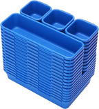 KeFanta 42 Pack Tool Box Organizer Tool Tray Dividers, Rolling Tool Chest Cart Cabinet Workbench Desk Drawer Organization and Storage for Hardware, Parts, Screws, Nuts, Small Tools Organization(Blue)
