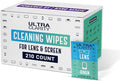 Powered by Nano Magic Lens Wipes for Eyeglasses, Screen Cleaning Wipes 210 Pack | Optical-Grade Pre-Moistened Nonabrasive Wipes | for Coated Eyeglasses, Sunglasses, Goggles, Optics