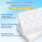 Magic Sponges Cleaning Eraser, 100Pack 2X Density Stronger Melamine Sponge Foam Pads, Multi-Functional Household Cleaner Dish Sponge, Cleaning Supplies for Kitchen, Bathroom, Floor, Sink,Wall Cleaner