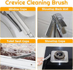 Household Thin Cleaning Brushes,2pcs Hard Bristle Grout Scrub Brush Tool for Cleaning Tight Spaces in Home Kitchen Bathroom