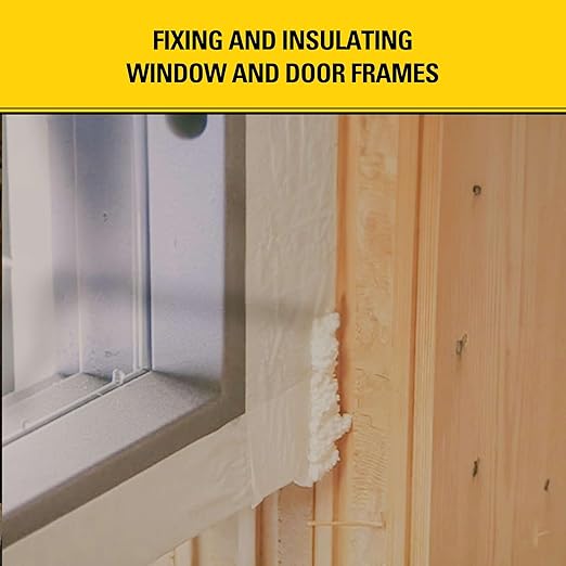 Stanley F993 Expanding Foam Sealant Spray – (1x12oz) Gaps & Cracks Filler, PestBlocker for Indoor/Outdoor Use – Paintable, Waterproof, Polyurethane Insulation Foam with Straw Applicator | 1 Pack