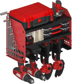 Power Tool Organizer Wall Mount, Utility Racks 3 Layers Storage Rack, Mini Chainsaw, Heavy Duty Iron Garage Tool Organizer Storage for Workshop Shed Pegboard Basement