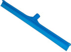 SPARTA 24" Floor Squeegee Replacement Head, Seamless Rubber with Rust-Free Plastic Frame for HACCP Compliance, Heavy-Duty Industrial Use, Thermoplastic Rubber, 24 Inches, Blue