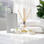 Marble Soap Dispenser for Bathroom, Amaauto Natural Marble Hand Liquid&Lotion Soap Dispenser Pump Bottle for Kitchen Bathroom Countertop Holds Dish Soap Shampoo Laundry Liquid Shower Gel