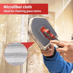 Tile Tub Scrubber Brush No Scratch with 4 Different Function Cleaning Heads and 51" Long Handle- Shower Scrubber for Cleaning Bathroom Kitchen Toilet Wall,Bathtub,Sink，Floors, Walls, mats, Ceilings