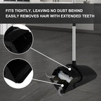 Broom and Dustpan Set, Household Broom with Dustpan Combo Set, 51" Long Handle, Dust Pan Set for Kitchen Office Lobby Floor