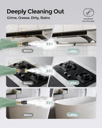 Steam Cleaner Handheld, 2500W High Pressure Steamer for Cleaning, Multi-Purpose Steamer for Home Use with 1.1L Water Tank, Car Steamer, Portable steamer for Kitchen, Furniture, Grout, Tile (Green)