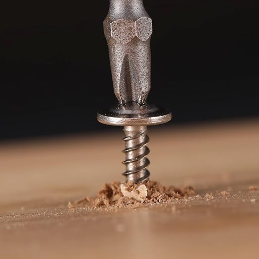 #8 x 5/8" Wood Screw 250Pcs 410 Stainless Steel Standard Thread Truss Head Fast Self Tapping by SG TZH