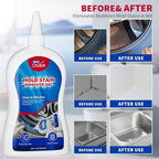 W&E Choice Stain Remover Gel Cleaner for Shower, Bathroom Tile Grout and Caulk - Heavy Duty Cleaner for Front Load Washing Machine Rubber Seal - No Scrubbing Gel Formula, 8.8 Fl Oz