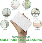Compressed Cellulose Sponges - 32 Pack Natural Pop Up Dish Sponge for Kitchen - Compostable Plant-Based Cleaning Sponges Bulk – Non Scratch Natural Sponge for Dishes & Household Cleaning