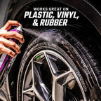 Slick Products Shine & Protectant, Long-Lasting High-Gloss Clear Coat Spray, Renew, Shine, and Protect Plastic, Vinyl, Rubber, Trim, and More (12-Pack)