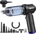 Car Vacuum Portable Cordless High Power Small Handheld Vacuum Cleaner 4-in-1 Compressed Air Duster & Air Blower & Pump Hand Held Mini Vacuum for Christmas Cars,Office,Home Cleaning