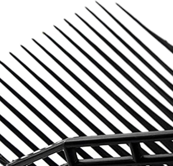Pitch Fork Replacement Head, Metal Manure Fork for Horse, Pitchfork Head with Angled Tines for Horse Stall Poop Picking up