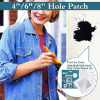 4" 6" 8" (Two of Each) Wall Repair Patch, Plasterboard Patch, Safe Mend Plaster Repair Kit, Safemend Drywall Repair Adhesive, Filler for Walls Ceiling Hole, Self Adhesive Aluminum Mesh Wall Repair