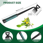 Weed Remover Tool,Portable Garden Weeder Tool,2026 New Gardening Weeding Tools,for Garden Hand Tools for Vegetable Gardening Backyard Farm Planting & Uprooting Weeding Tool (5 Teeth)