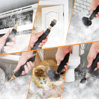 Handheld Pressurized Steam Cleaner,2500W Handheld High Temp Portable Cleaning Machine, Cleaning for Couch, Auto, Floor and More (White)