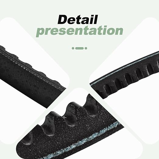 Reverse Belt Drive Belt V-Belt 3LXA Compatible with Earthquake Victory 24598 29409 29702 33970 39381 38247 Rear Tine Tiller Repalce 24995